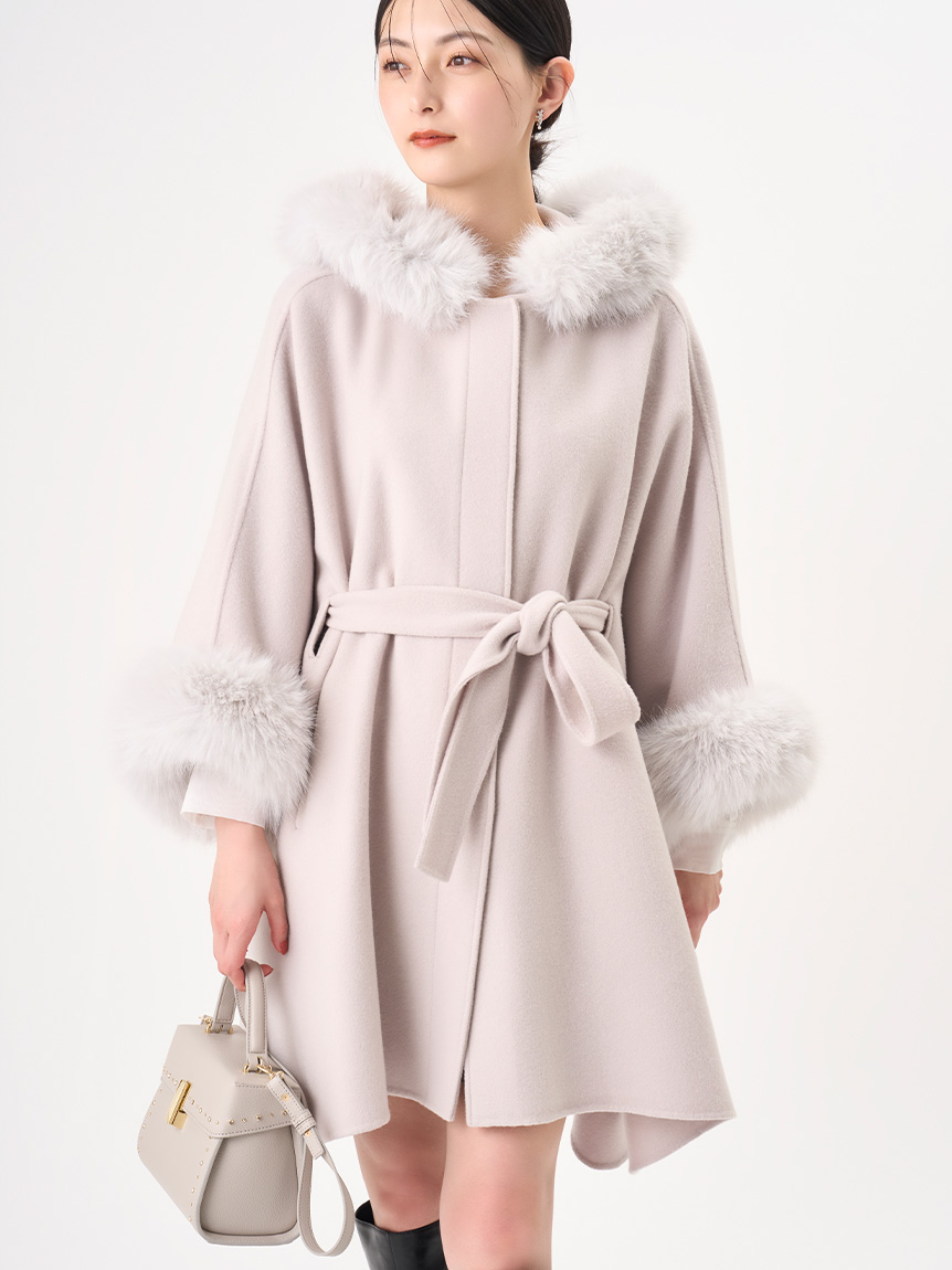 ファーポンチョコート(コート)｜OUTER（アウター）｜CELFORD（セル