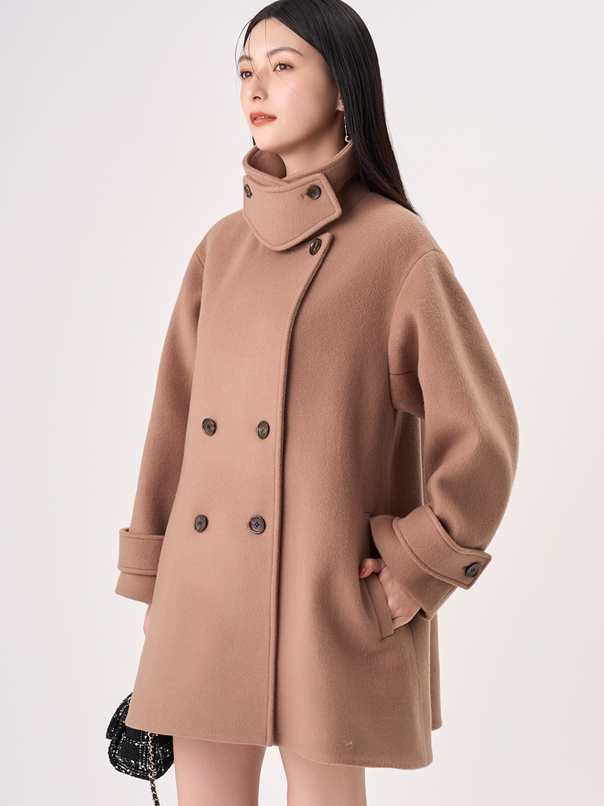 匿名発送　美品　セルフォード　バリエーションＡラインミドルコート　サイズ36 CELFORD（セルフォード）の「バリエーションAラインミドルコート