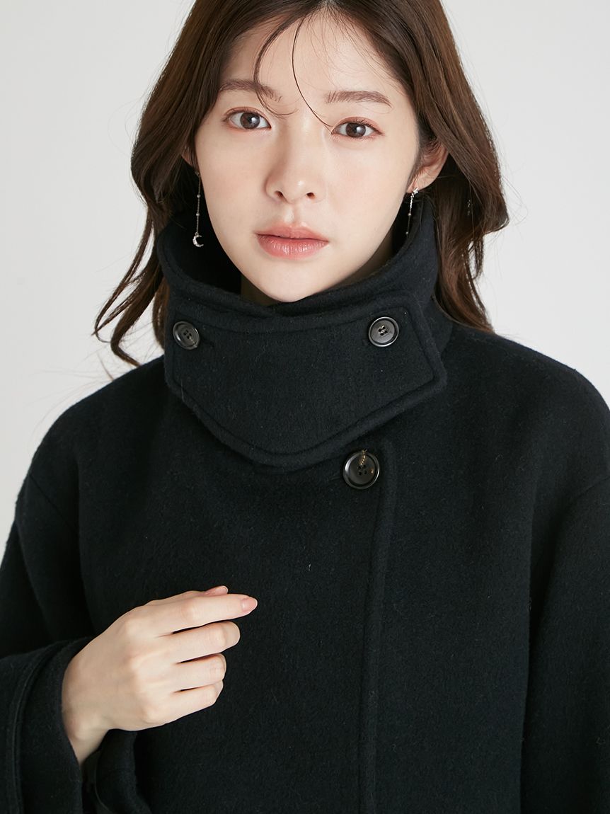 Aラインウールミドルコート(コート)｜OUTER（アウター