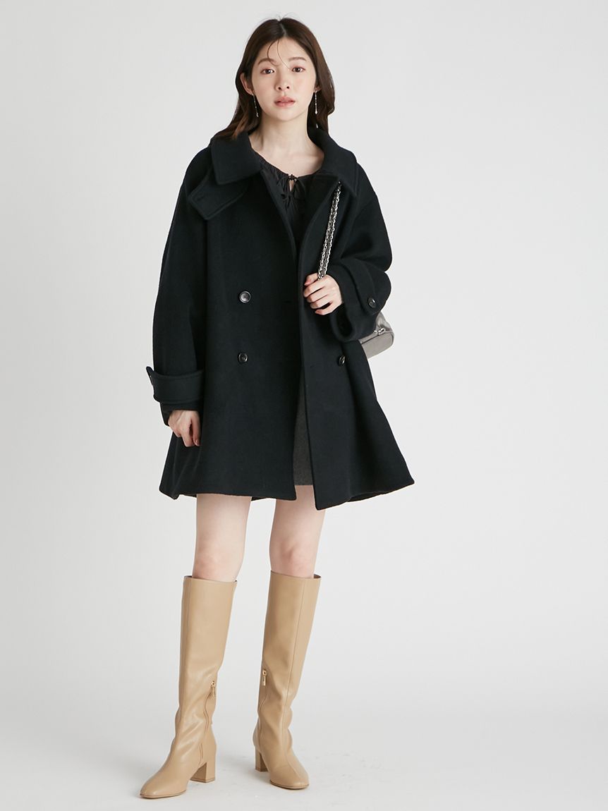 CELFORD コート Aラインウールミドルコート(コート)｜OUTER（アウター