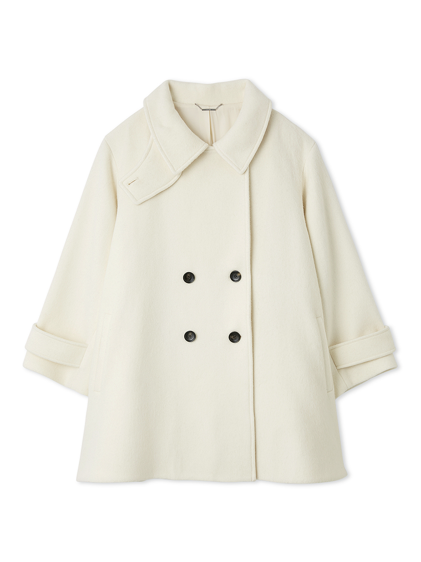 匿名発送　美品　セルフォード　バリエーションＡラインミドルコート　サイズ36 Aラインウールミドルコート(コート)｜OUTER（アウター