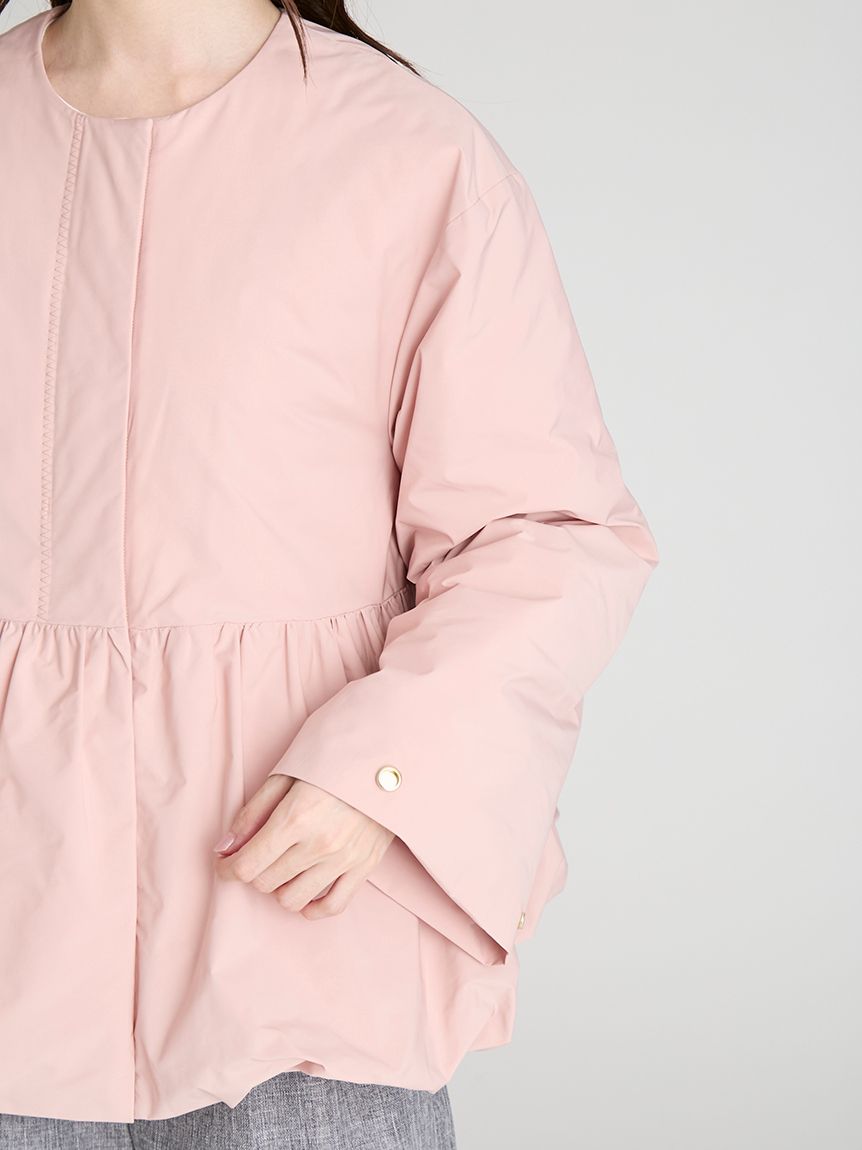 薄中綿ペプラムノーカラーコート(コート)｜OUTER（アウター）｜CELFORD