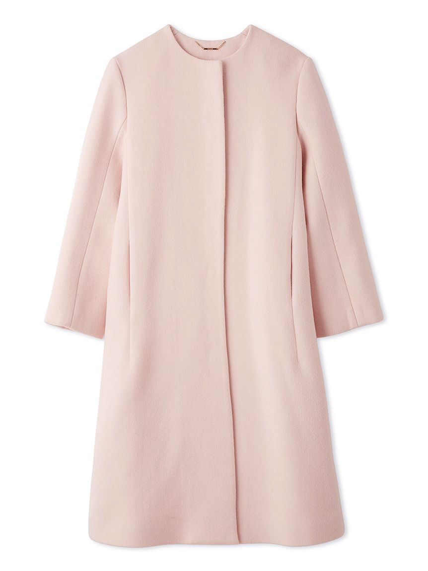 CELFORDカシミア混ノーカラーコート¥38,500 カシミヤ混ノーカラーコート(コート)｜OUTER（アウター）｜CELFORD