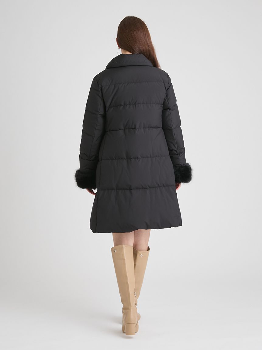 WEB・一部店舗限定】ファースリーブダウンコート(ダウン・中綿)｜OUTER