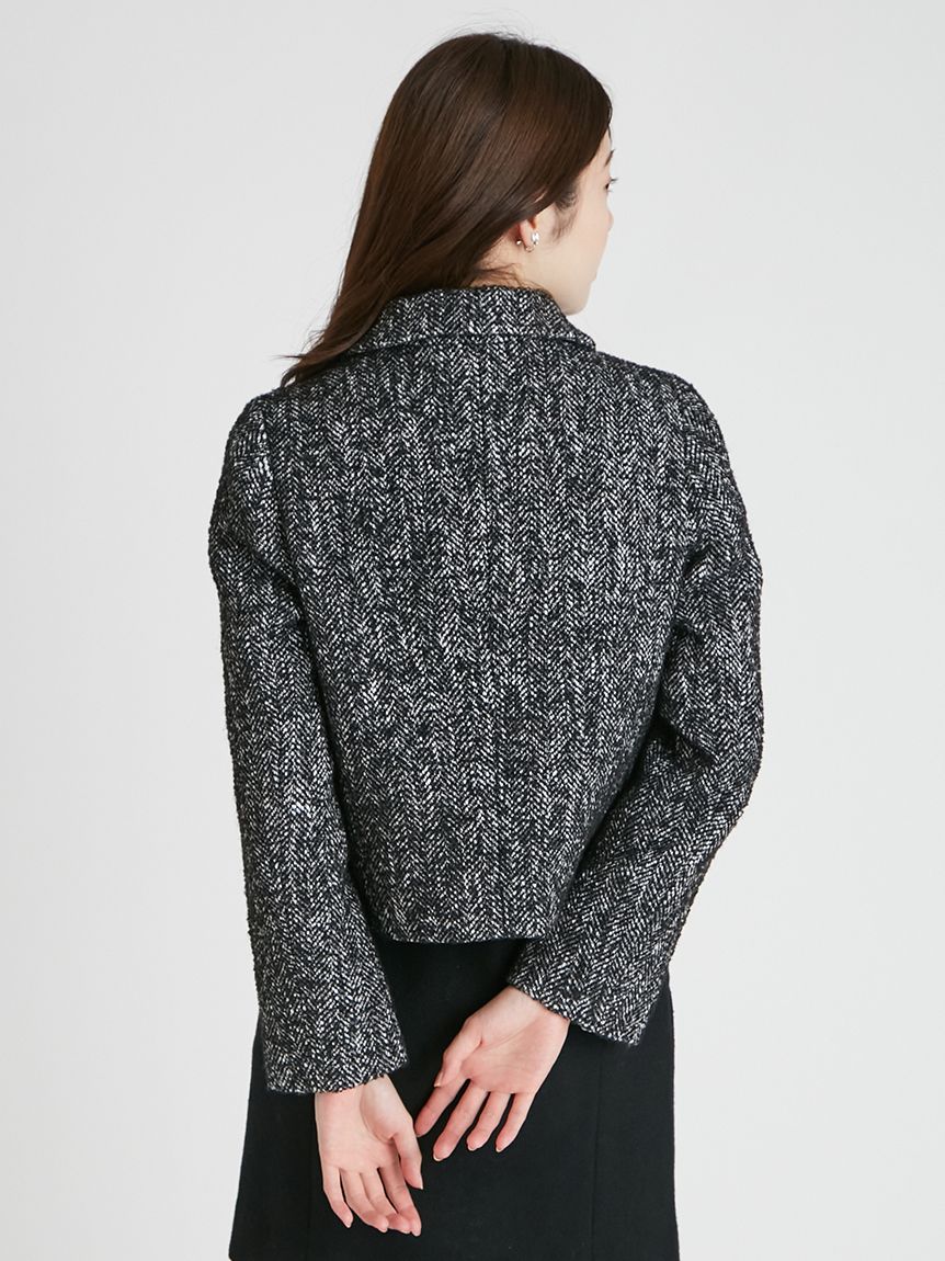 CELFORD セルフォード ショートジャケット 黒 size 38 新品未使用 タグ付新品未使用 CELFORD シアーショートジャケット ブラック F