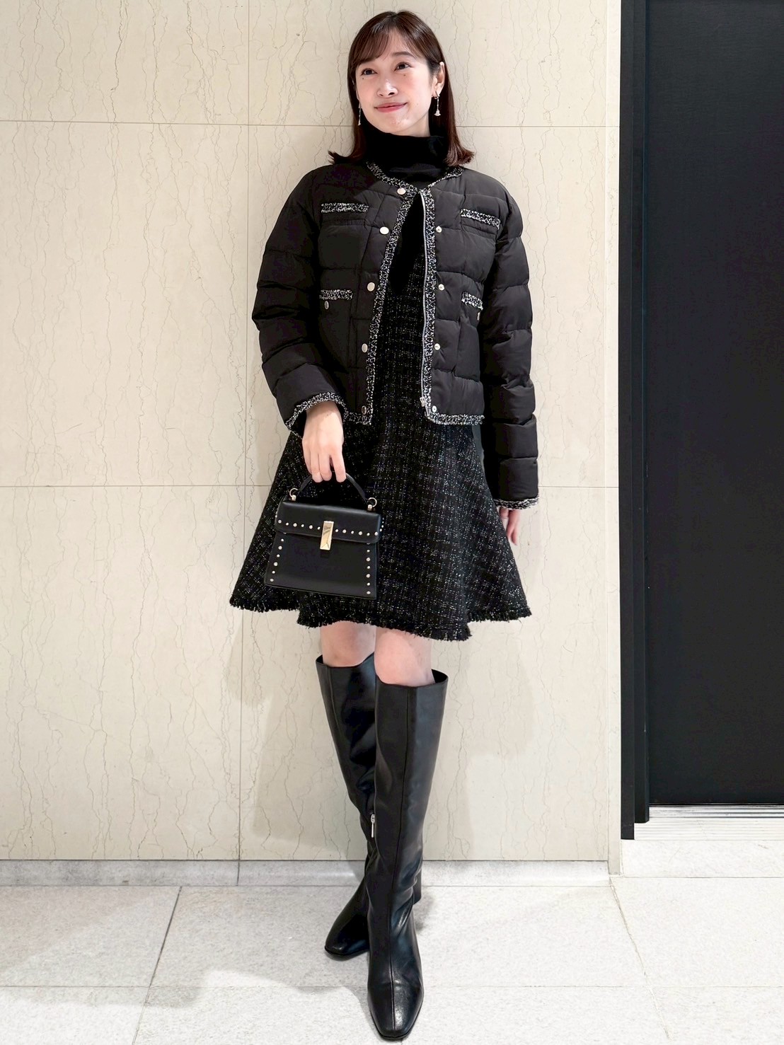 トリムデザインキルティングジャケット(ジャケット・ブルゾン)｜OUTER