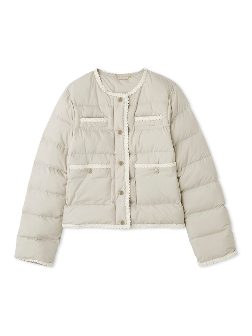 トリムデザインキルティングジャケット(ジャケット・ブルゾン)｜OUTER