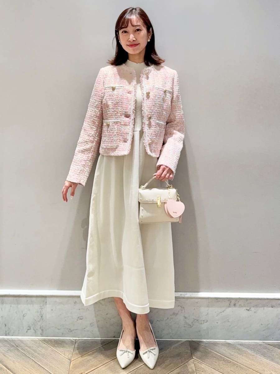 フリンジツイードジャケット(ジャケット・ブルゾン)｜OUTER（アウター