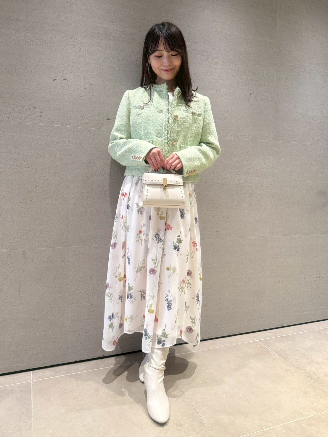 最終値下げセルフォード♡フリンジツィードジャケット36 フリンジツイードジャケット(ジャケット・ブルゾン)｜OUTER（アウター