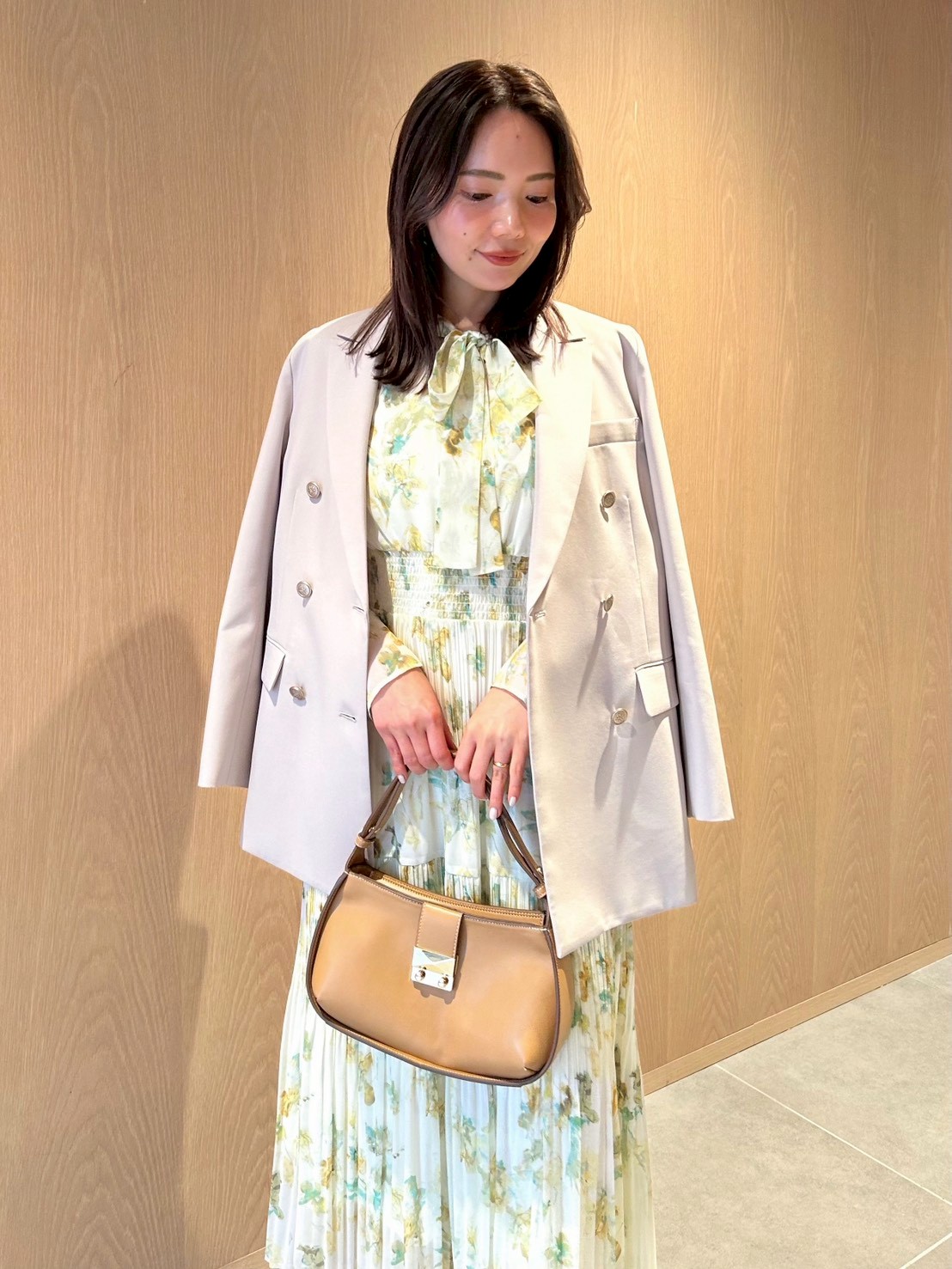 セットアップ対応】ダブルブレストテーラードジャケット(ジャケット