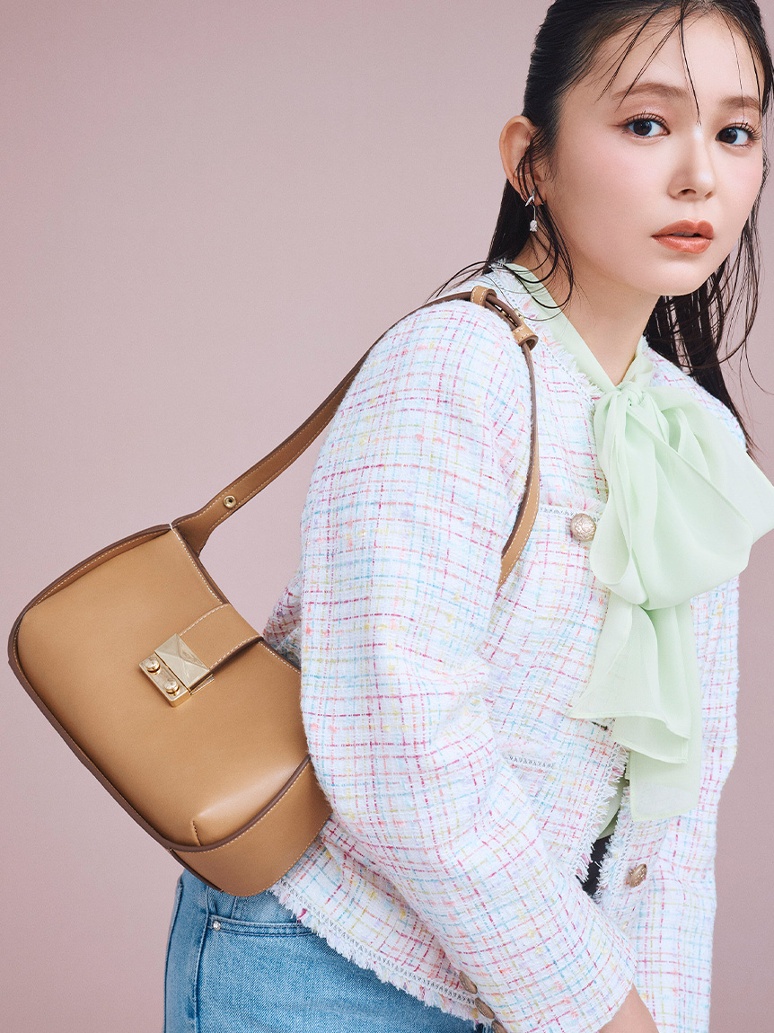 セットアップ対応】フリンジツイードジャケット(ジャケット・ブルゾン