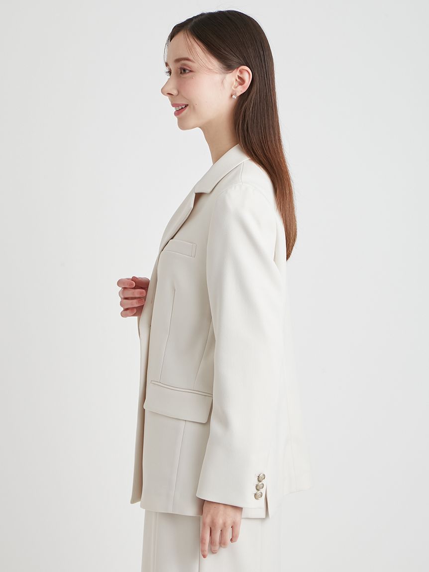 洗える】ダブルテーラードジャケット(ジャケット・ブルゾン)｜OUTER