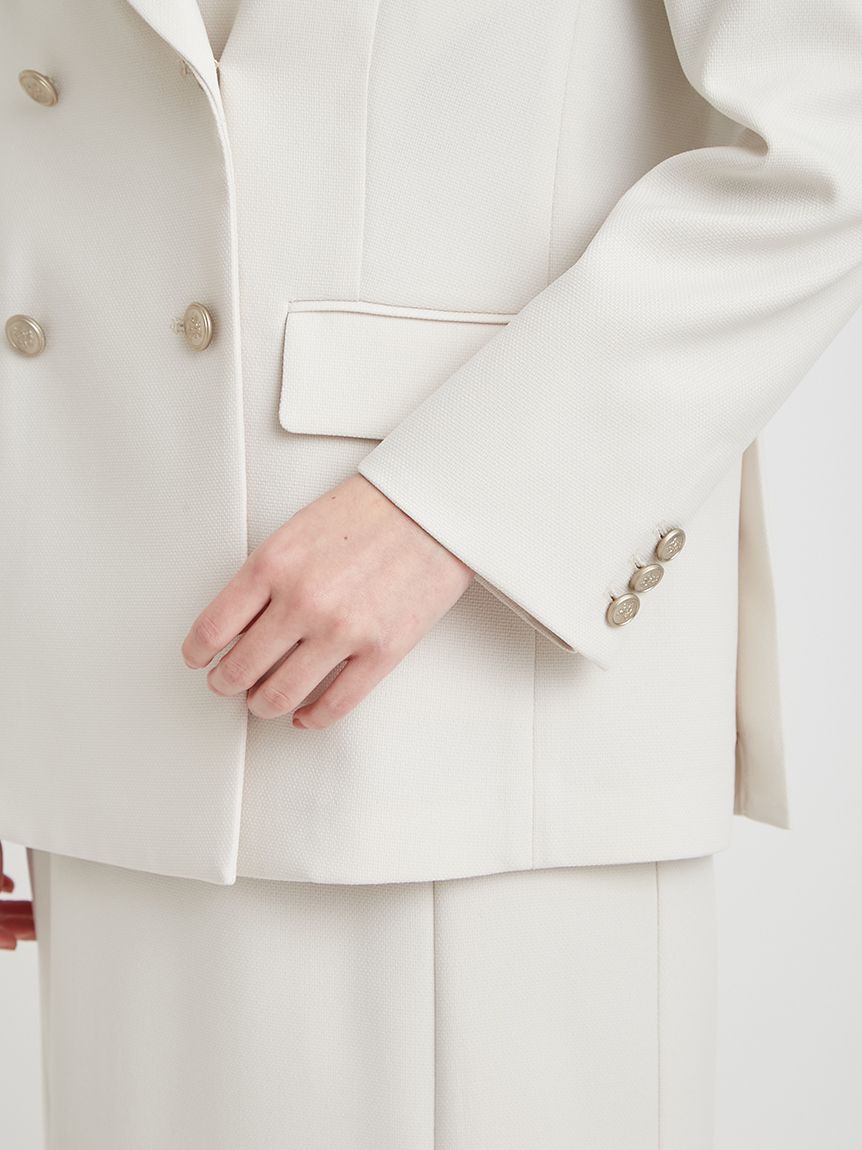 洗える】ダブルテーラードジャケット(ジャケット・ブルゾン)｜OUTER