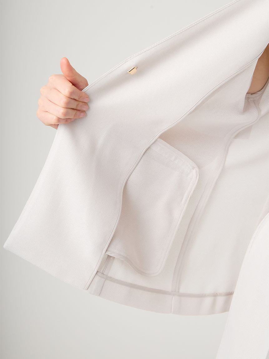 CELFORD ウォッシャブル ハーフスリーブダブルジャケット36 洗える 