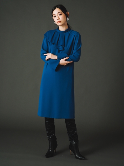 アシメフリルカラーワンピース 布帛ワンピース Dress ドレス Celford セルフォード の通販サイト 公式