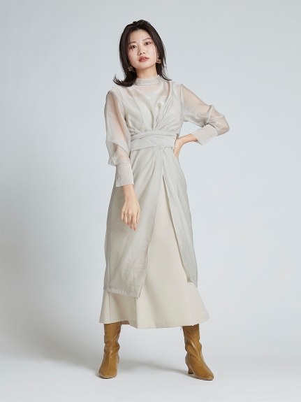 シアーレイヤードワンピース 布帛ワンピース Dress ドレス Celford セルフォード の通販サイト 公式