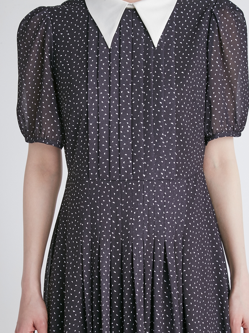 襟付きプリントワンピース 布帛ワンピース Dress ドレス Celford セルフォード の通販サイト 公式