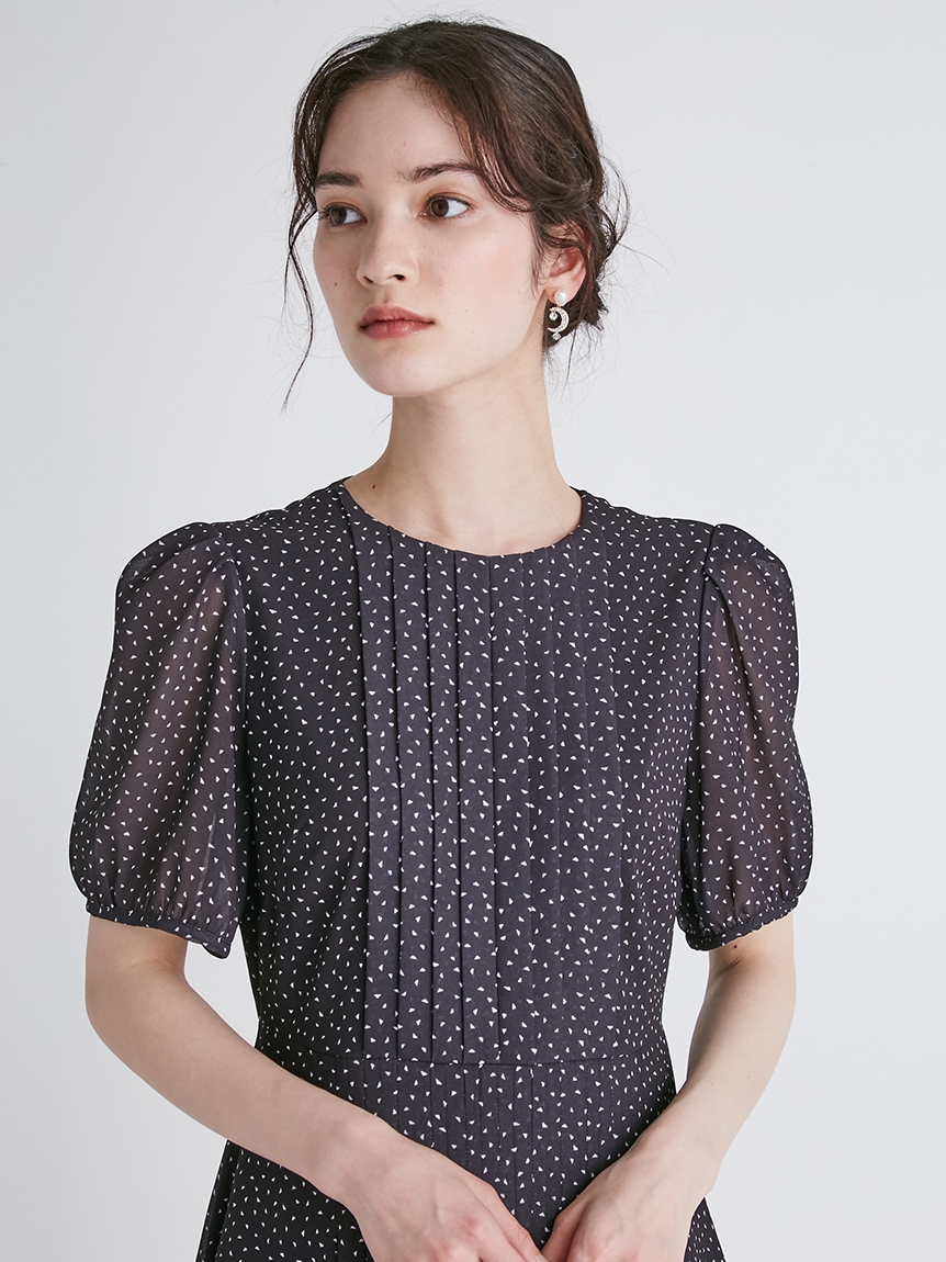 襟付きプリントワンピース 布帛ワンピース Dress ドレス Celford セルフォード の通販サイト 公式