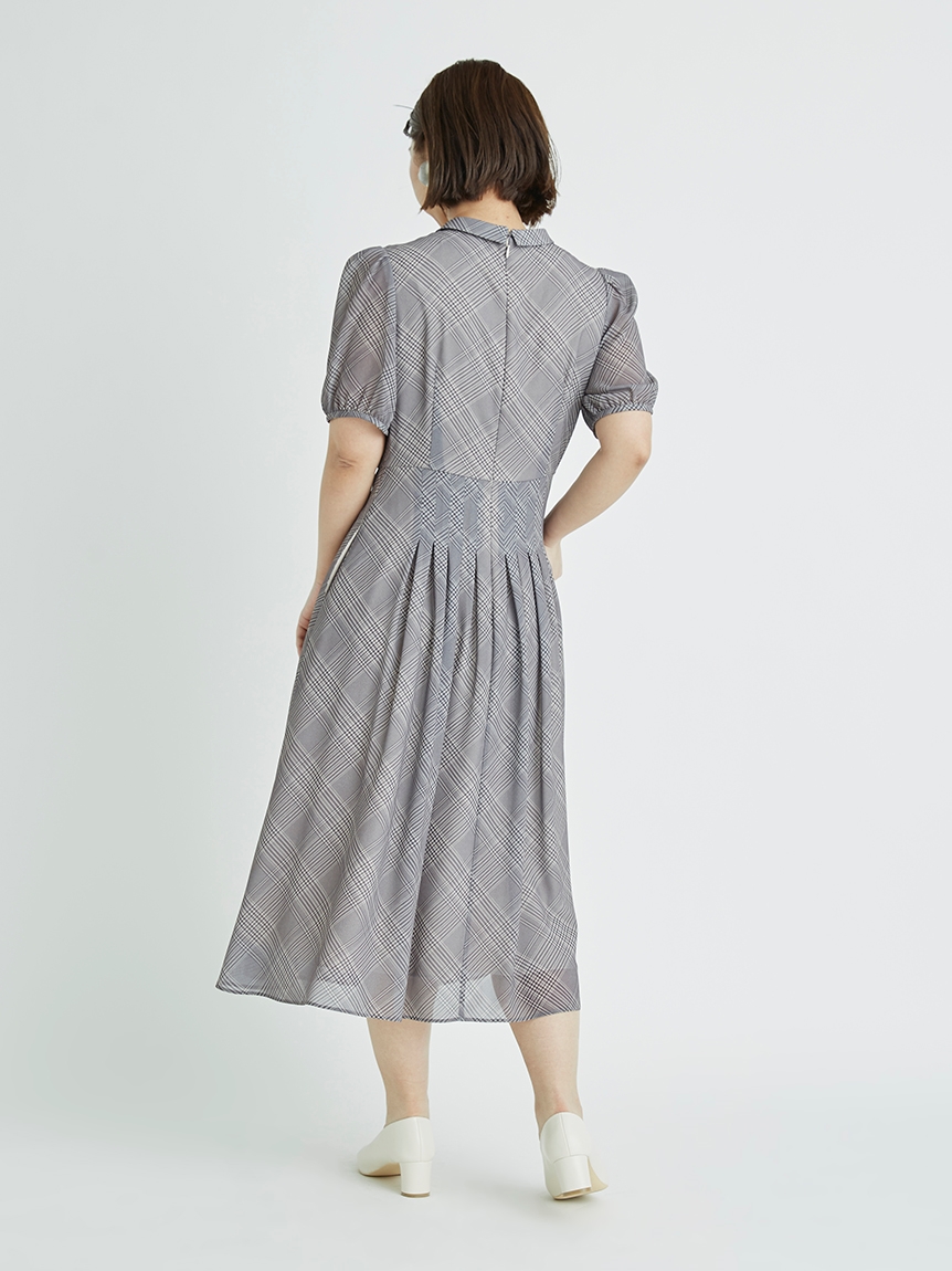 襟付きプリントワンピース 布帛ワンピース Dress ドレス Celford セルフォード の通販サイト 公式