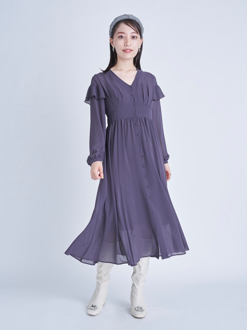 シフォンｖネックワンピース 布帛ワンピース Dress ドレス Celford セルフォード の通販サイト 公式