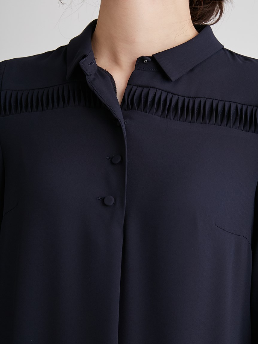 HANAE MORI×CELFORDコラボ】 タックディティールAラインワンピース 