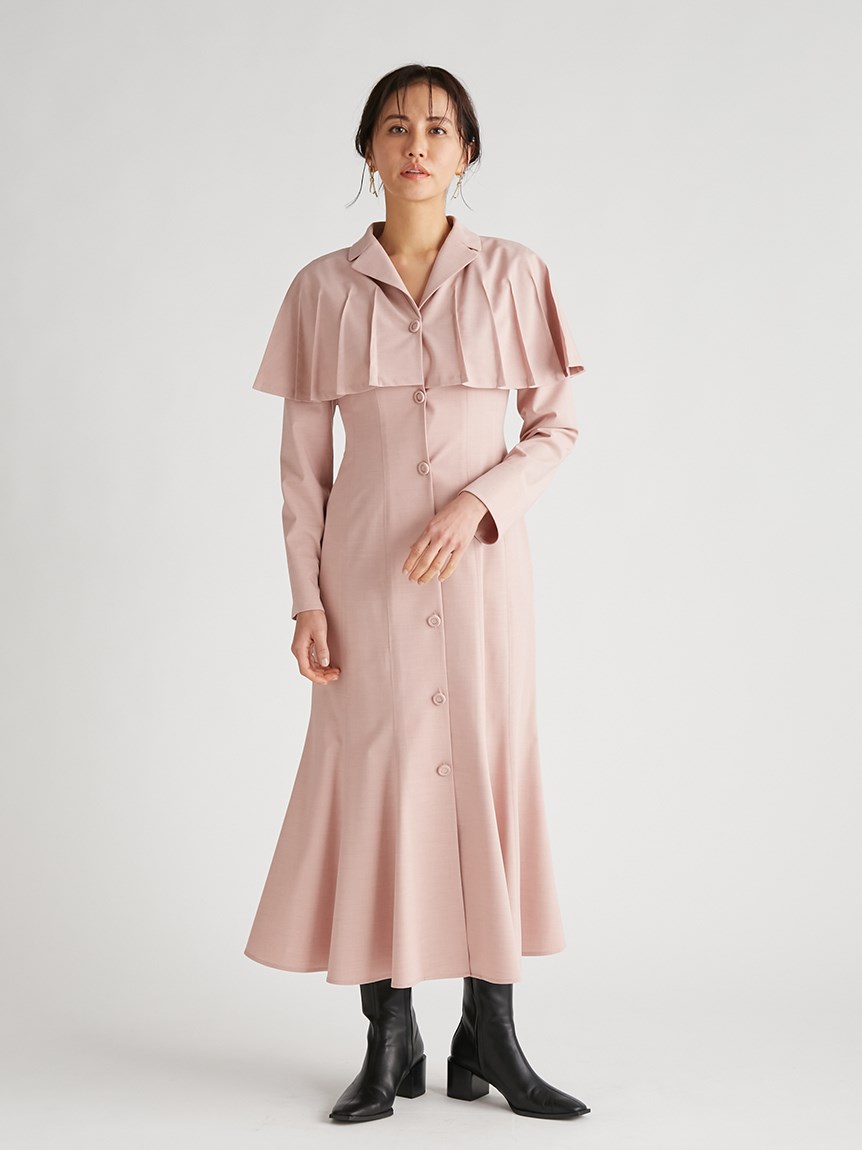 【HANAE MORI×CELFORDコラボ】ケープデザインワンピース ...