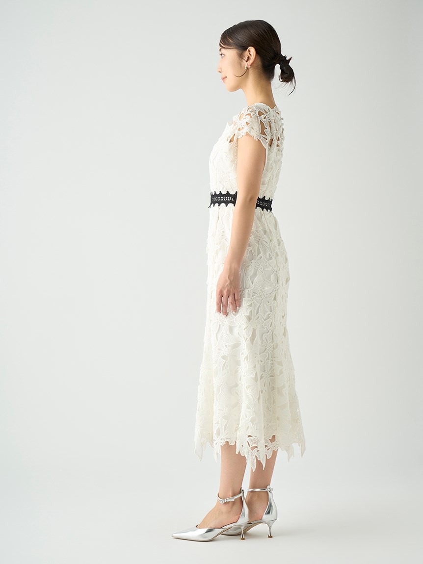 YUMI KATSURA for CELFORD】リボンレースドレス(オケージョンドレス
