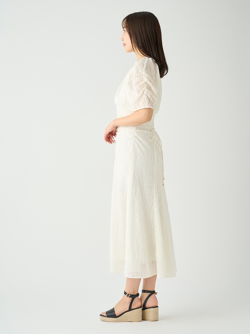 ストレッチレースナローワンピース(デイリーワンピース)｜DRESS