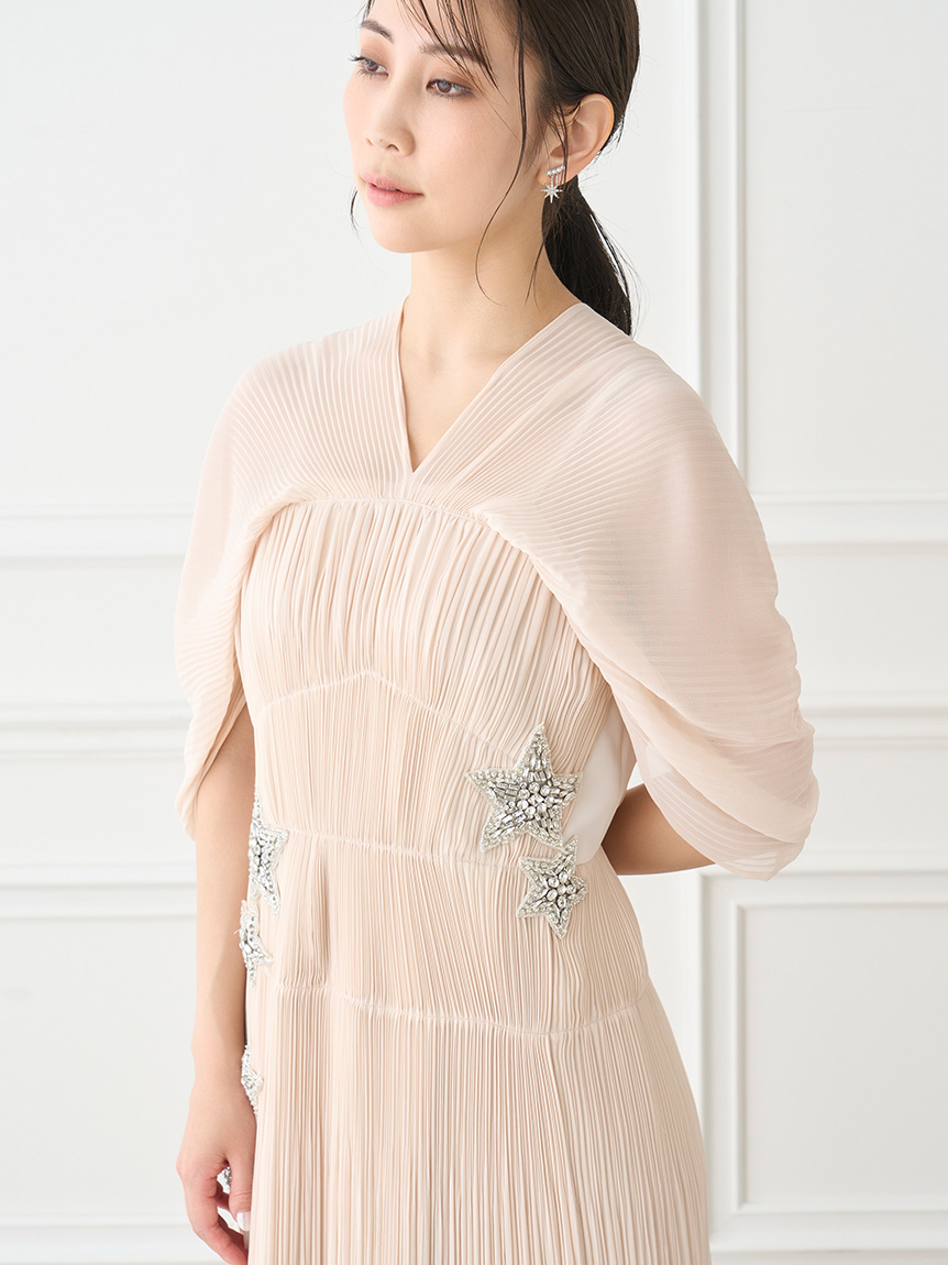 HANAE MORI×CELFORDコラボ】 スターモチーフプリーツドレス(オケージョンドレス)｜DRESS（ドレス）｜CELFORD（セルフォード）の通販サイト  【公式】