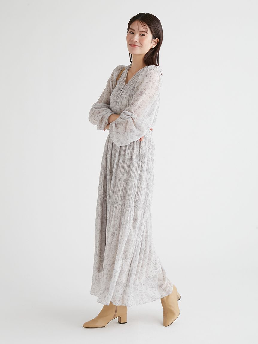 HANAE MORI×CELFORDコラボ】プリーツデザインプリントワンピース(デイリーワンピース)｜DRESS（ドレス）｜CELFORD（セルフォード）の通販サイト  【公式】