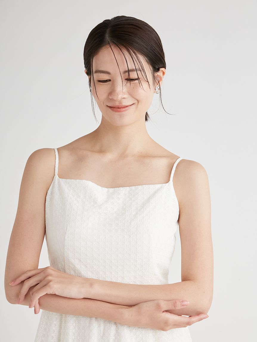 チュールレースキャミドレス(デイリーワンピース)｜DRESS（ドレス 