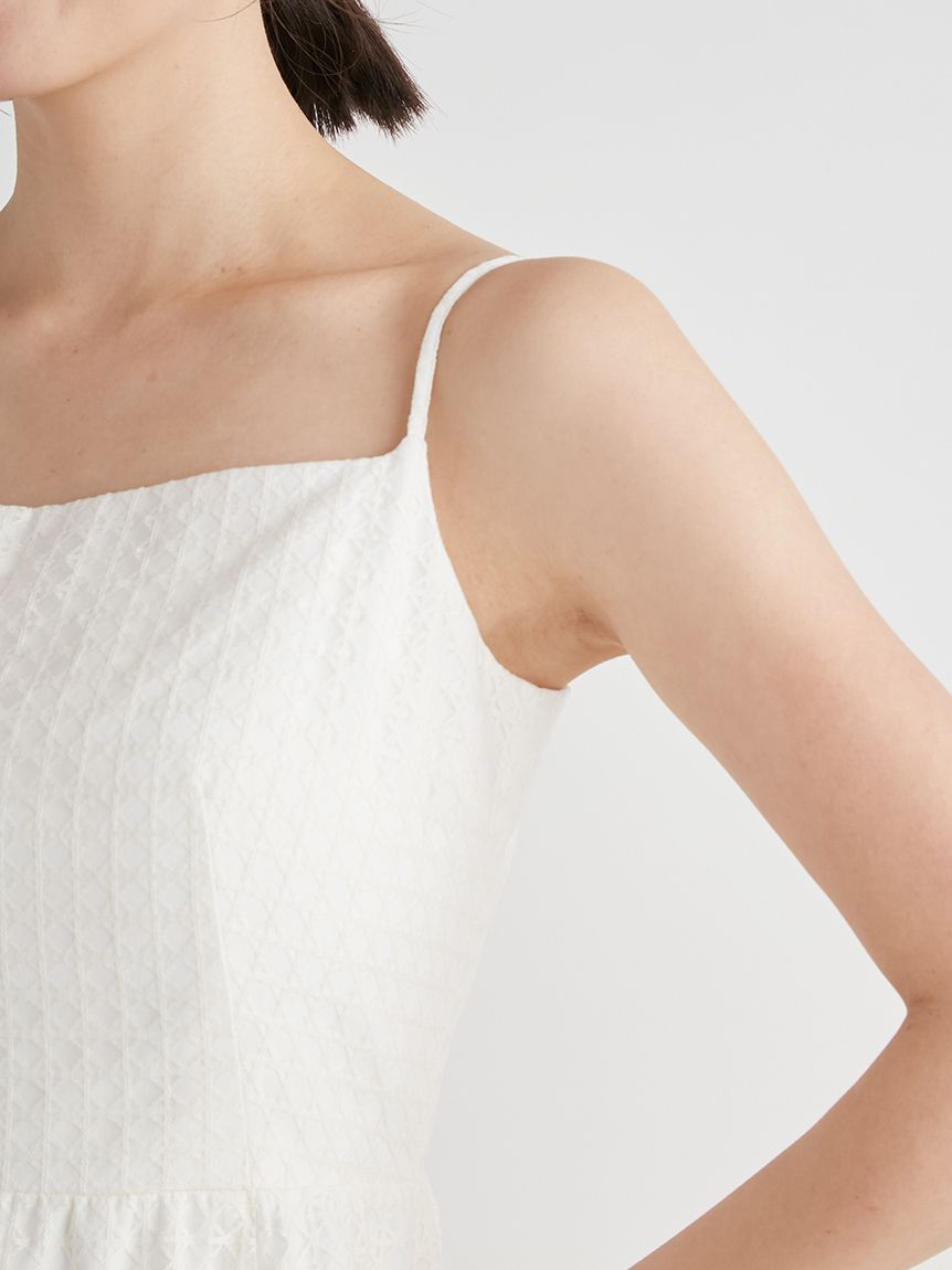 チュールレースキャミドレス(デイリーワンピース)｜DRESS（ドレス 