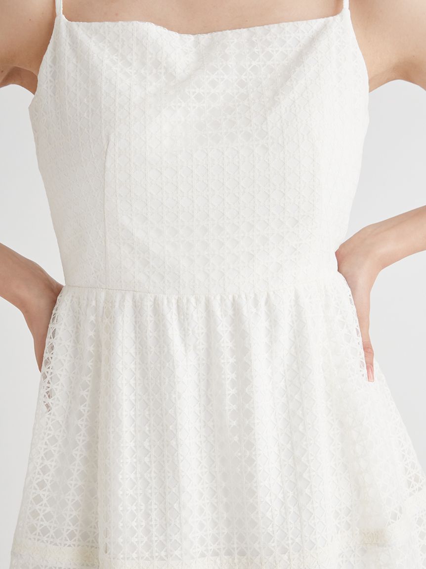 チュールレースキャミドレス(デイリーワンピース)｜DRESS（ドレス 