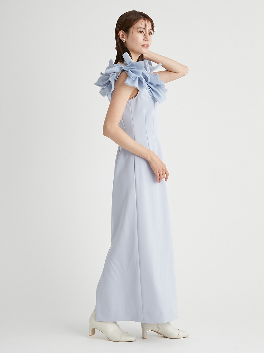 【HANAE MORI×CELFORDコラボ】 リボンロングドレス(オケージョンドレス)｜DRESS（ドレス）｜CELFORD（セルフォード）の通販サイト  【公式】