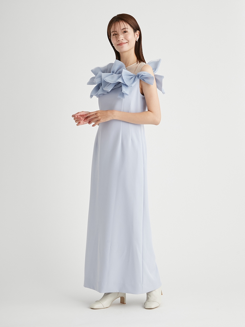 HANAE MORI×CELFORDコラボ】 リボンロングドレス(オケージョンドレス)｜DRESS（ドレス）｜CELFORD（セルフォード）の通販サイト  【公式】