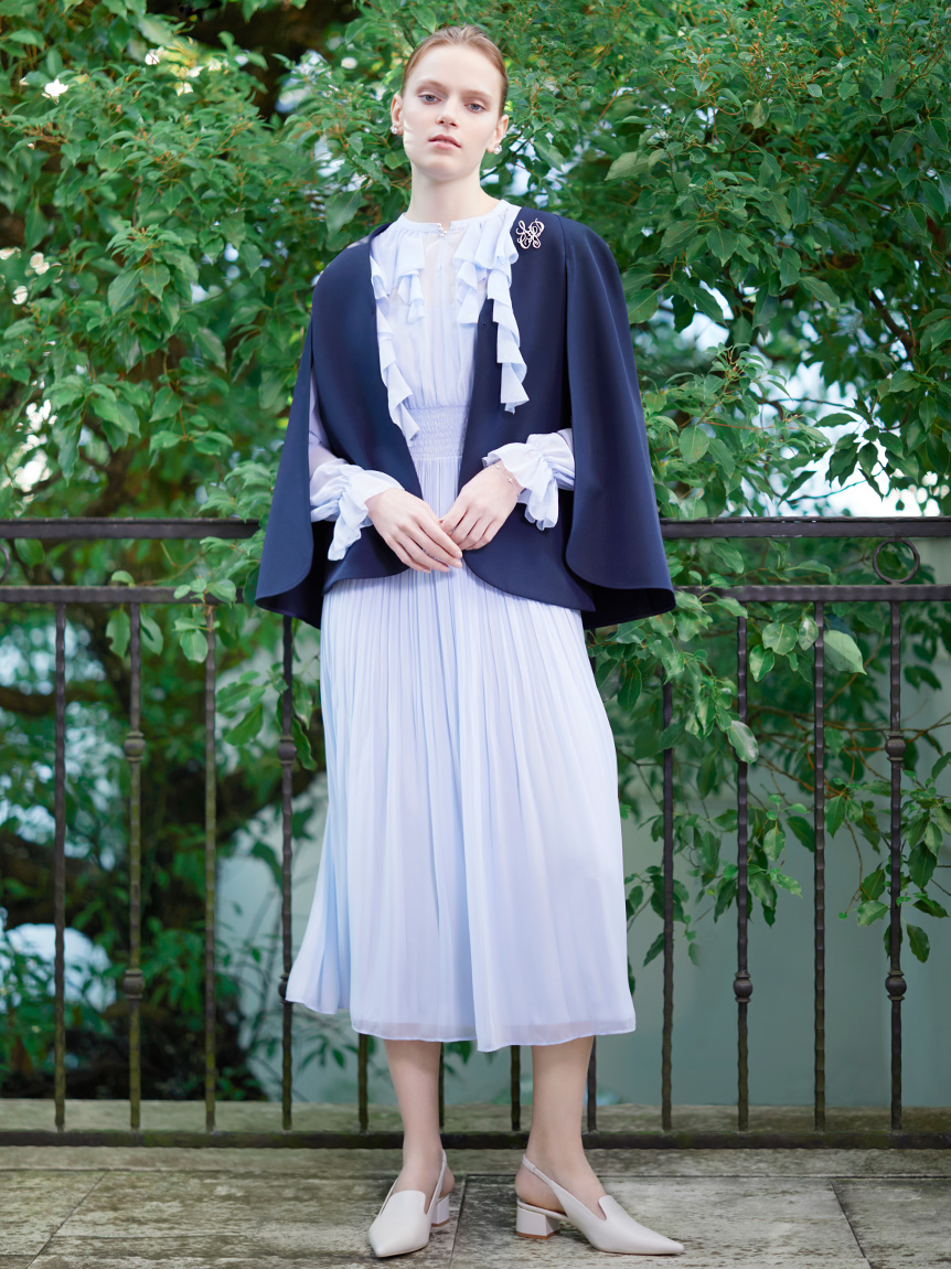 HANAE MORI×CELFORDコラボ】ハートモチーフプリントワンピース
