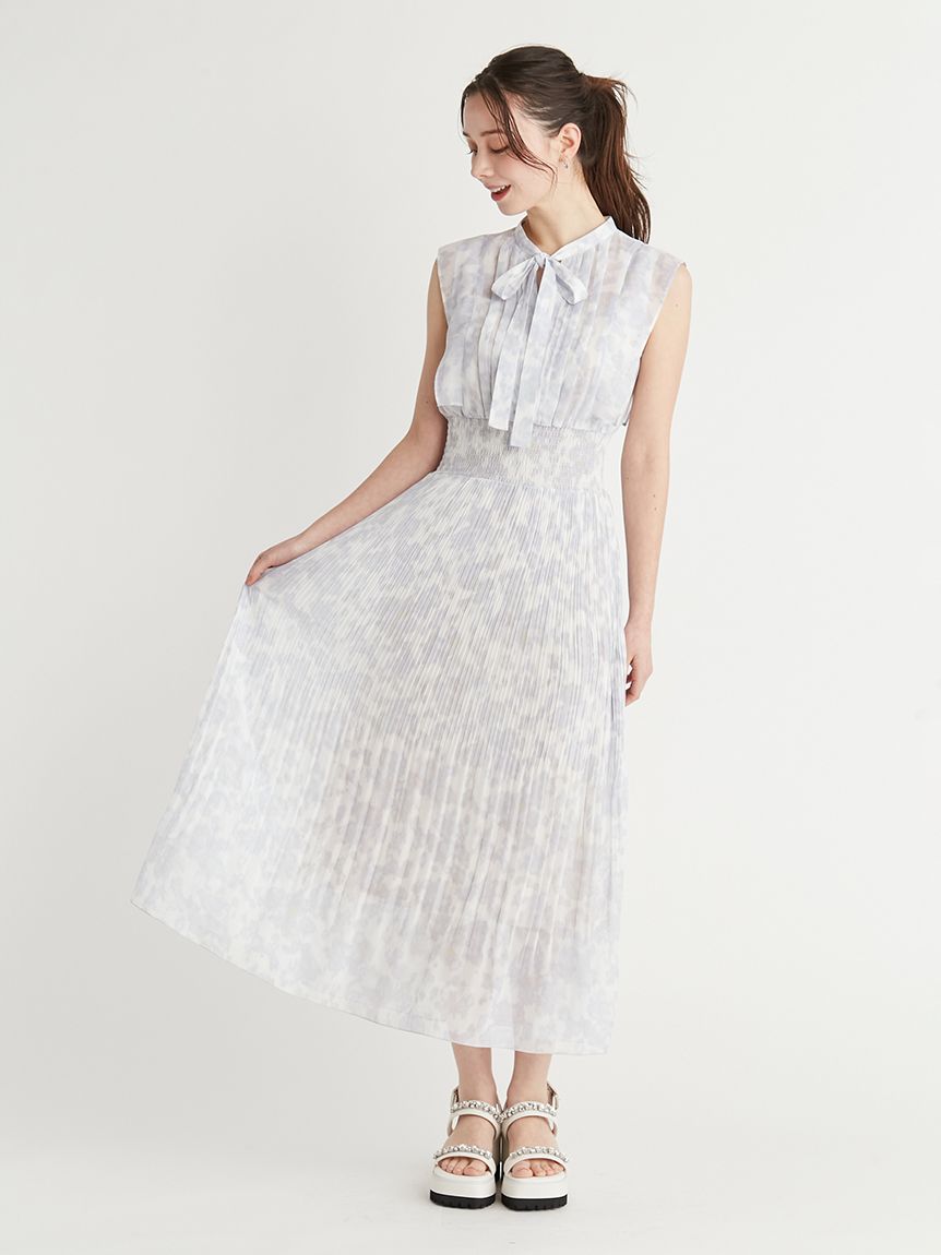 フラワーフォグプリントワンピース(デイリーワンピース)｜DRESS
