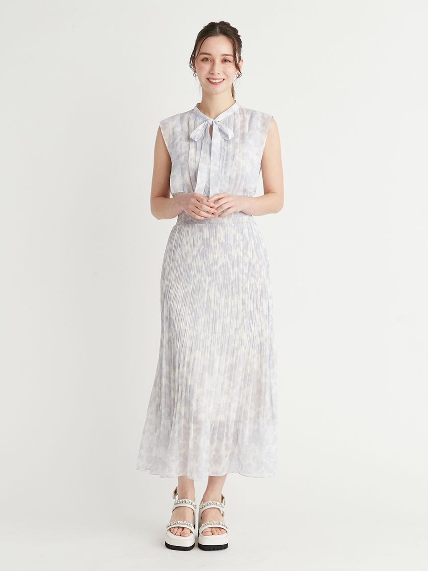 フラワーフォグプリントワンピース(デイリーワンピース)｜DRESS