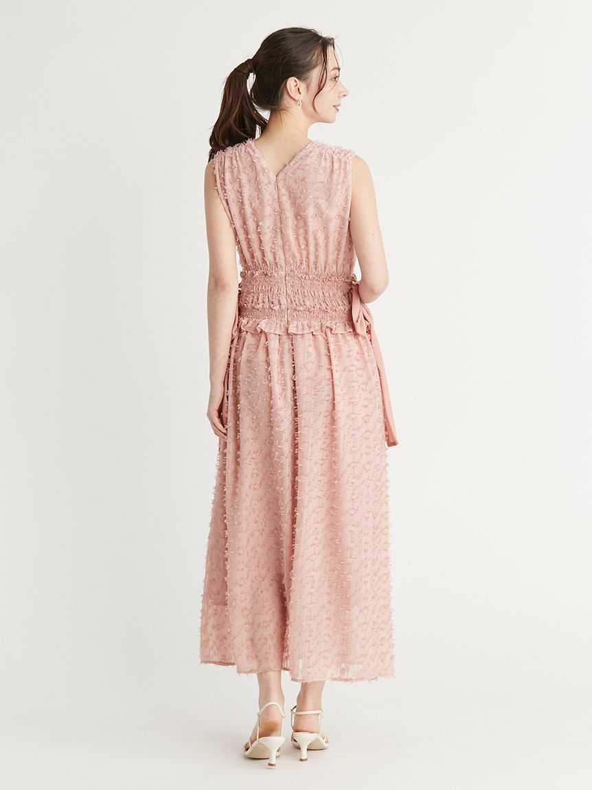 ノースリサイドリボンワンピース(デイリーワンピース)｜DRESS