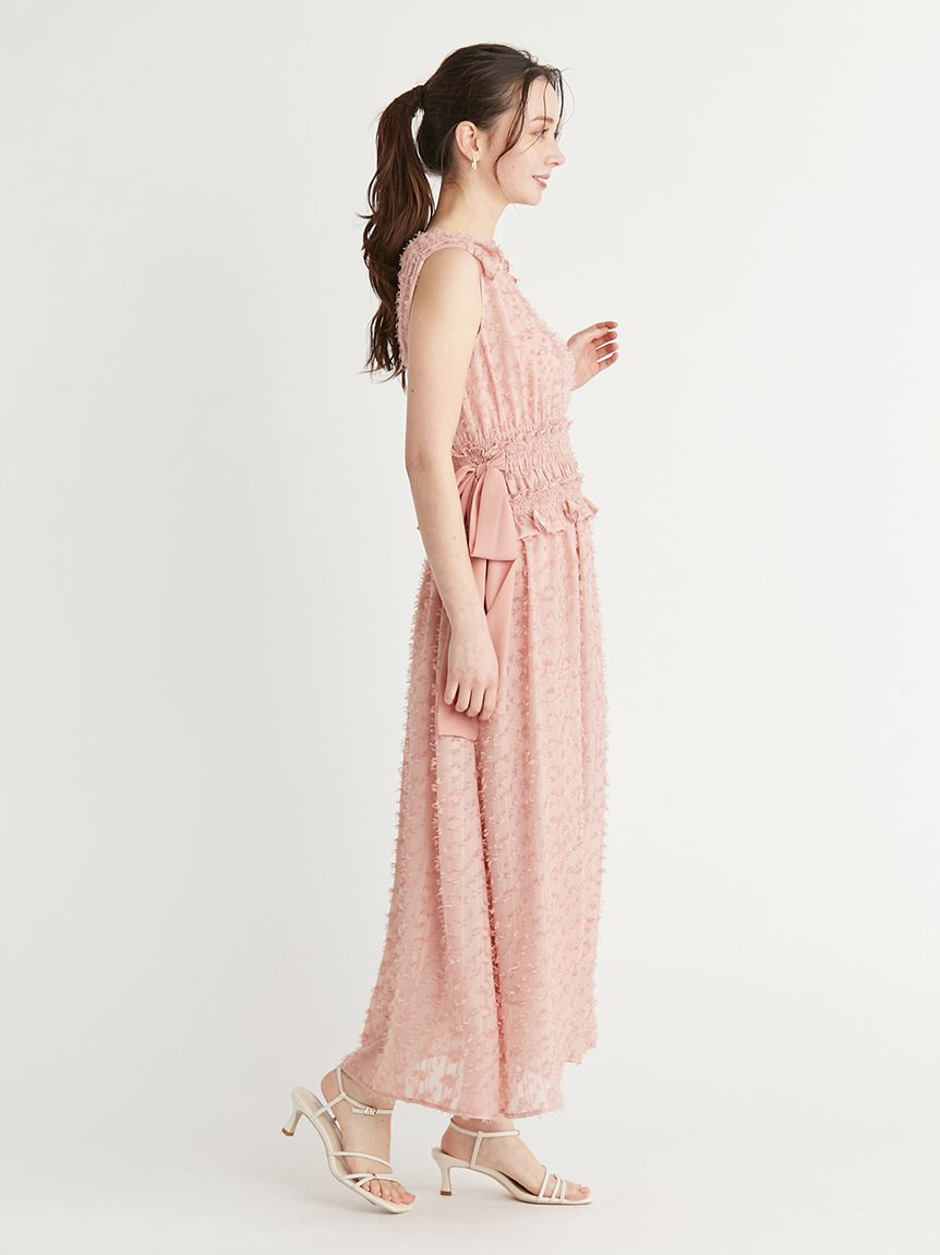 ノースリサイドリボンワンピース(デイリーワンピース)｜DRESS