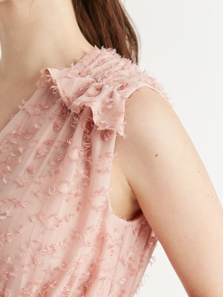 ノースリサイドリボンワンピース(デイリーワンピース)｜DRESS