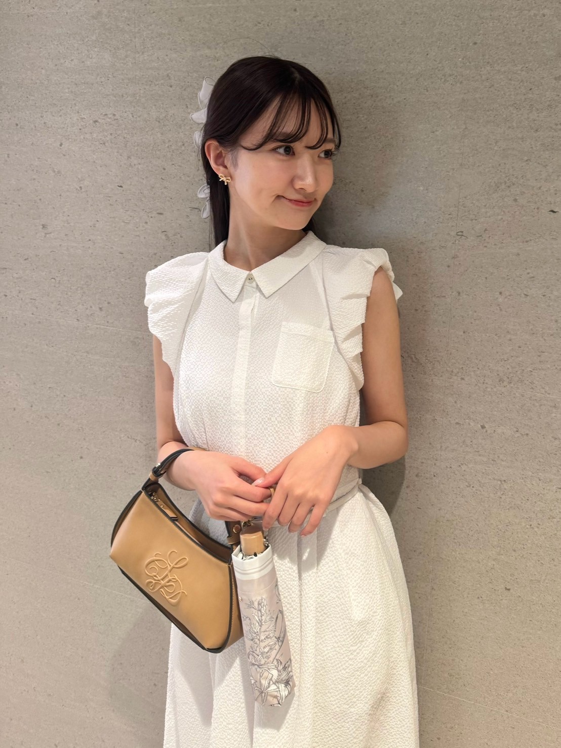 バルーンスリーブシャツワンピース(デイリーワンピース)｜DRESS