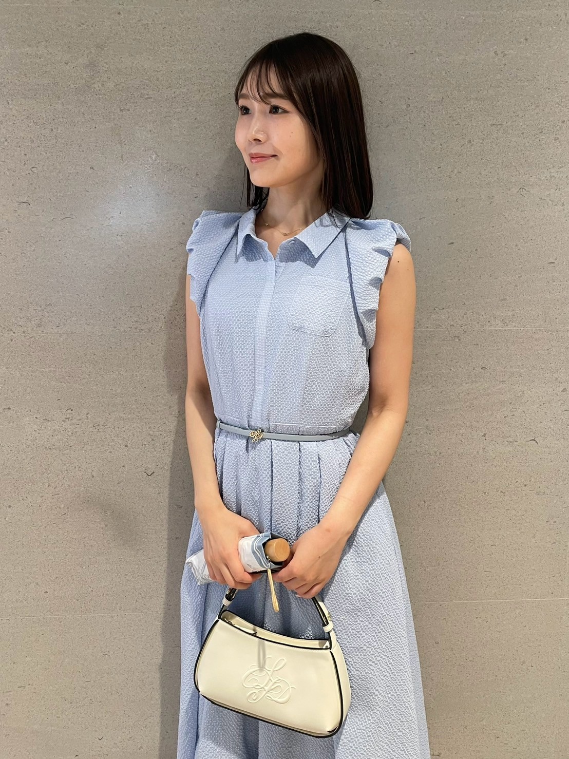バルーンスリーブシャツワンピース(デイリーワンピース)｜DRESS