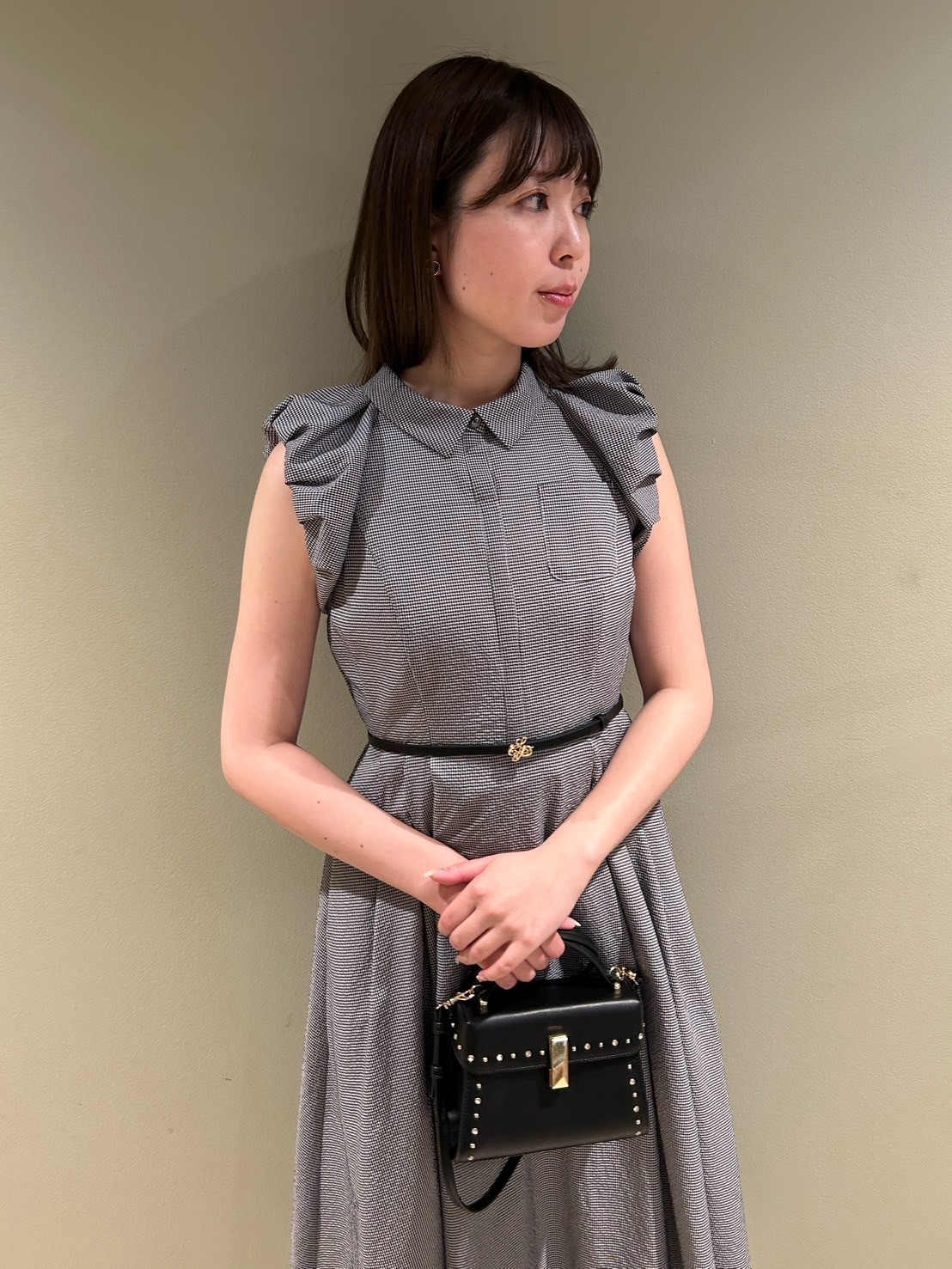 バルーンスリーブシャツワンピース(デイリーワンピース)｜DRESS