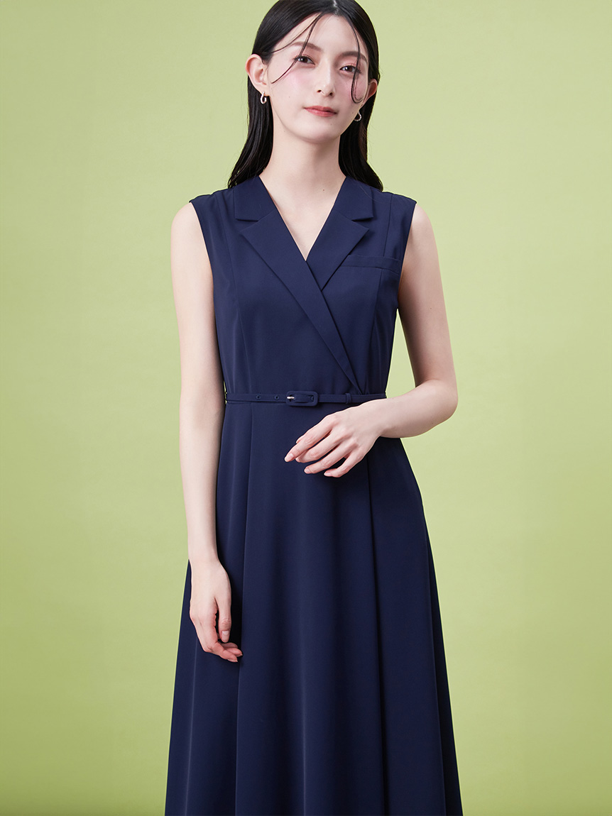 セルフォード テーラードラペルフレアワンピース テーラードラペルフレアワンピース(デイリーワンピース)｜DRESS