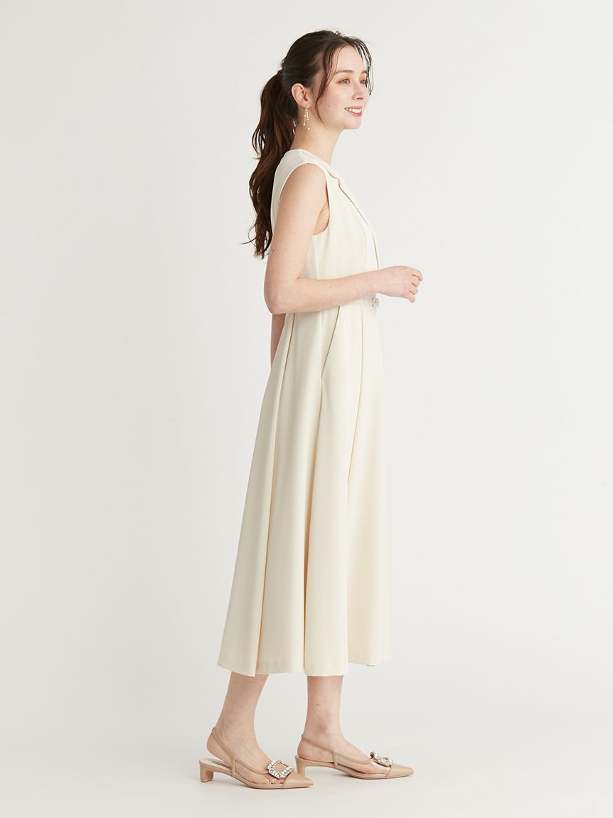テーラードラペルフレアワンピース(デイリーワンピース)｜DRESS