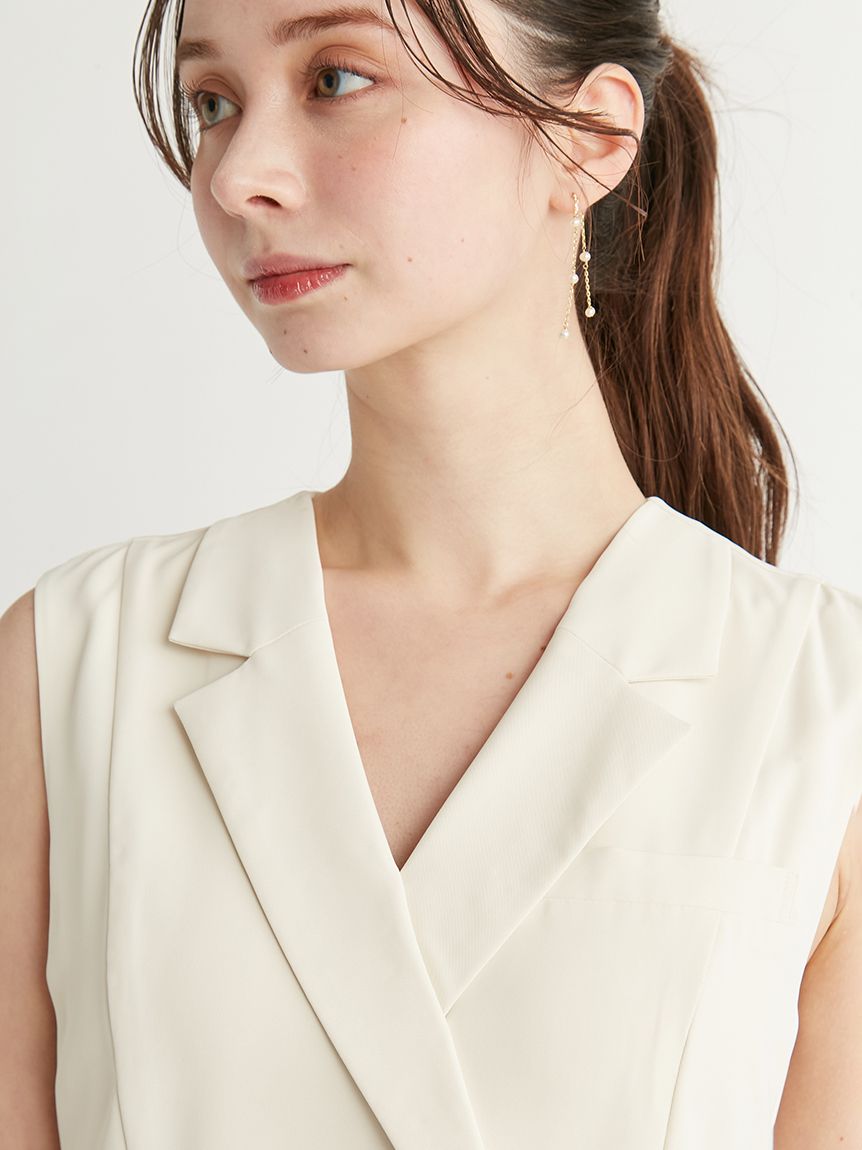 テーラードラペルフレアワンピース(デイリーワンピース)｜DRESS