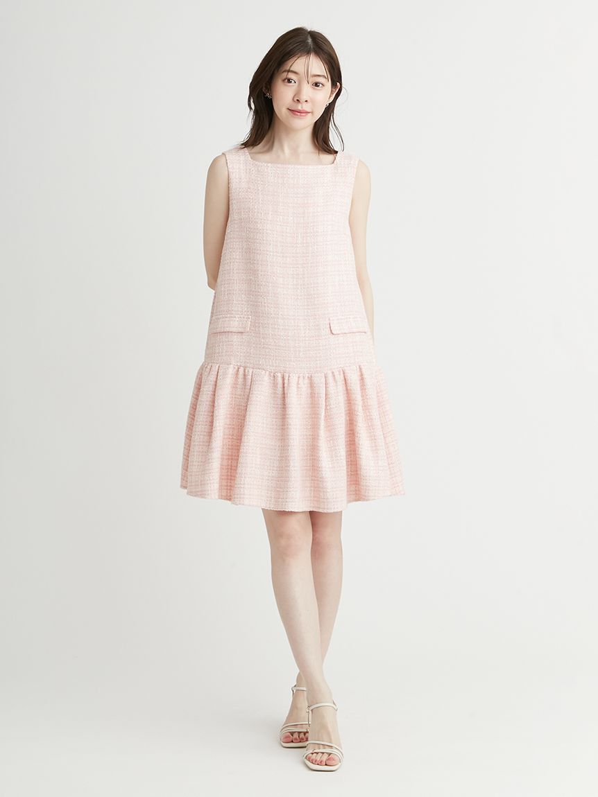ツィードミニワンピース(デイリーワンピース)｜DRESS（ドレス