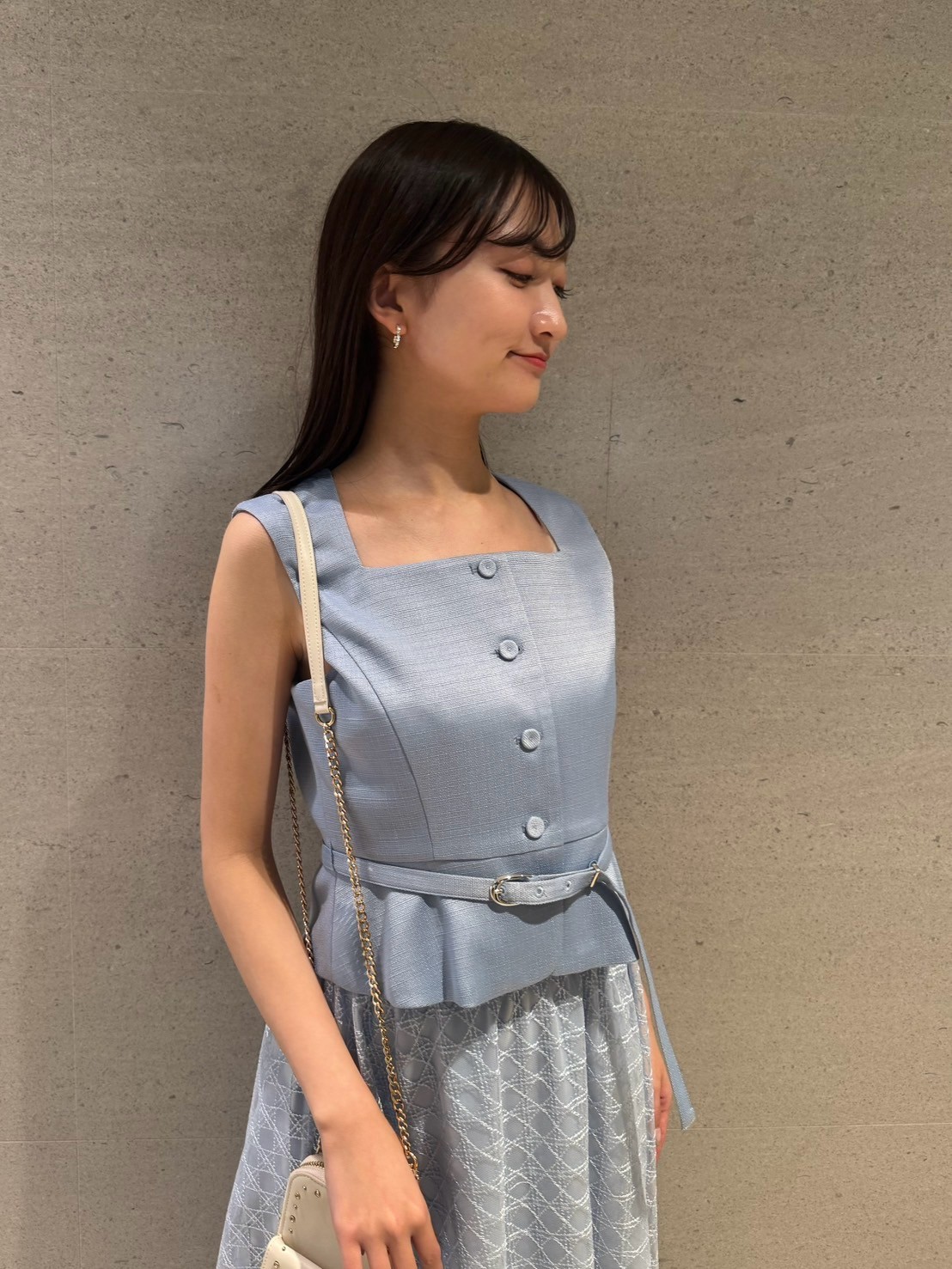 限定カラーあり】ジレ＆チュールスカート(セットアップ