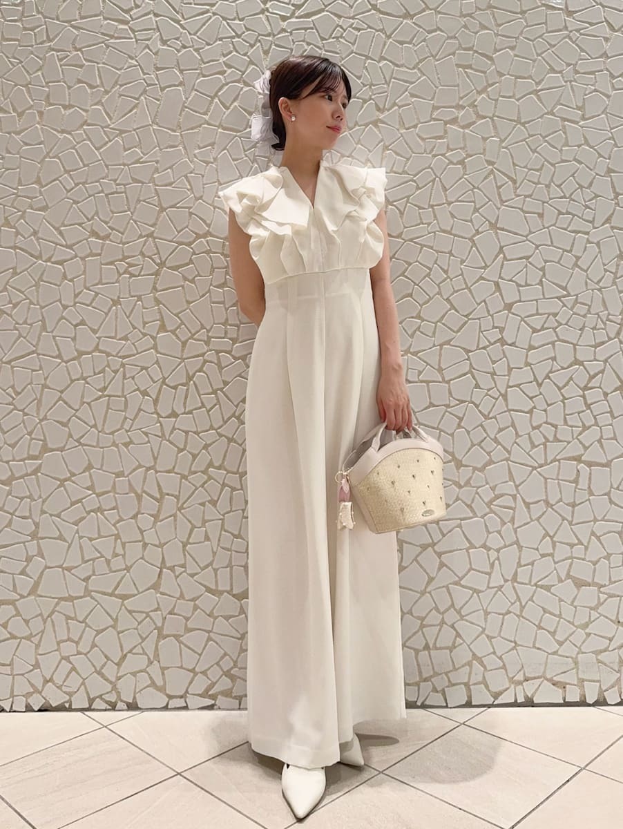 ラッフルフリルロンパース(デイリーワンピース)｜DRESS（ドレス